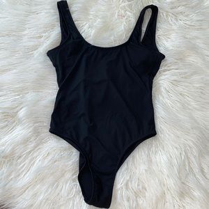 NWOT! Black ribbed one piece cheeky bathing suit from Shein. Size XS Never worn!